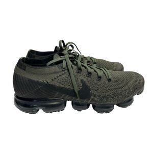 Nike Vapormax Flyknit Cargo Khaki Olive Green Black Running Shoe Men’s 11.5 US